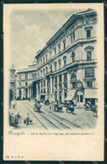 Napoli Città Via San Carlo Ingresso Galleria Umberto I Ragozino cartolina MX6040 – fronte