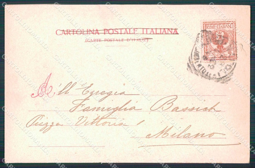 Napoli Città Basso Porto Mercato Ragozino 812 cartolina MX6054 – retro