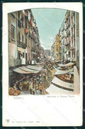 Napoli Città Basso Porto Mercato Trenkler 4479 cartolina MX6055 – fronte