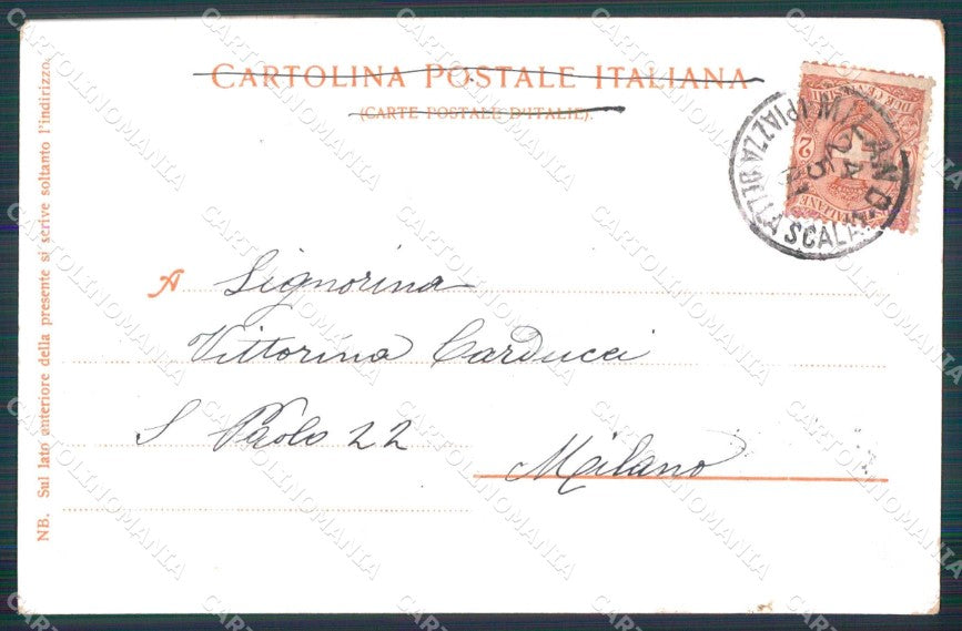 Napoli Città Basso Porto Mercato Trenkler 4479 cartolina MX6055 – retro