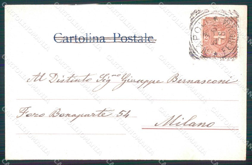 Napoli Città Pallonetto Santa Lucia Richter 196 cartolina MX6059 – retro
