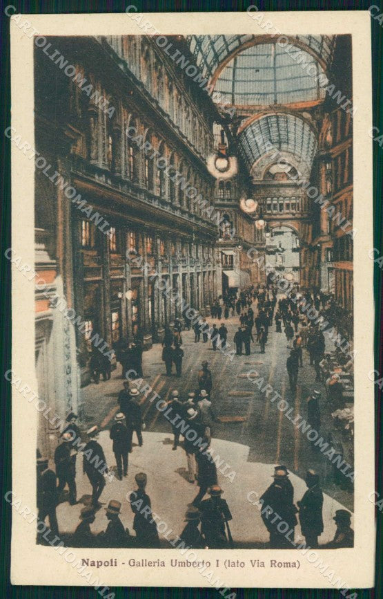 Napoli Città Galleria Umberto I Lato Via Roma cartolina MX6078 – fronte