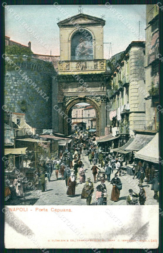 Napoli Città Porta Capuana cartolina MX6079 – fronte