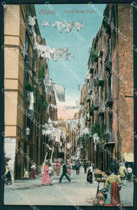 Napoli Città Via Basso Porto Ragozino 4526 cartolina MX6080 – fronte