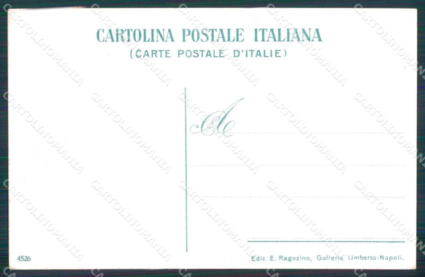 Napoli Città Via Basso Porto Ragozino 4526 cartolina MX6080 – retro