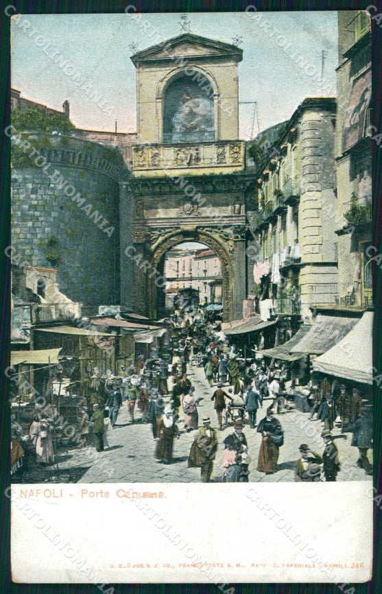 Napoli Città Porta Capuana cartolina MX6084 – fronte