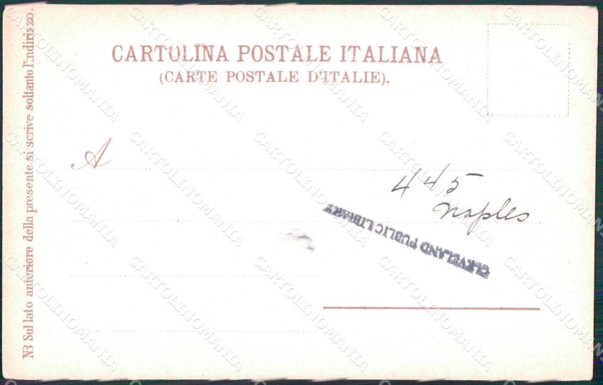 Napoli Città Porta Capuana cartolina MX6084 – retro
