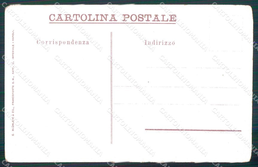 Napoli Città Via Roma cartolina MX6085 – retro