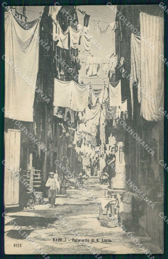 Napoli Città Pallonetto Santa Lucia cartolina MX6095 – fronte