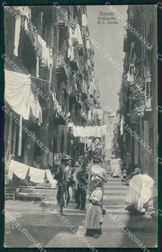 Napoli Città Pallonetto Santa Lucia Brunner 10693 cartolina MX6096 – fronte