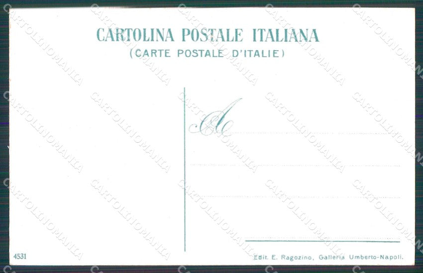 Napoli Città Via Basso Porto Ragozino 4531 cartolina MX6098 – retro