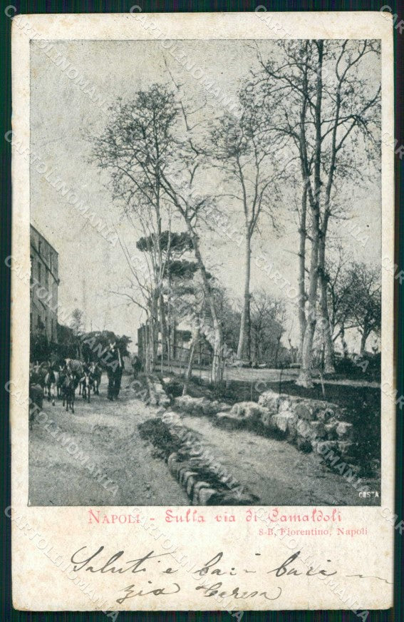 Napoli Città Strada per Camaldoli cartolina MX6105 – fronte