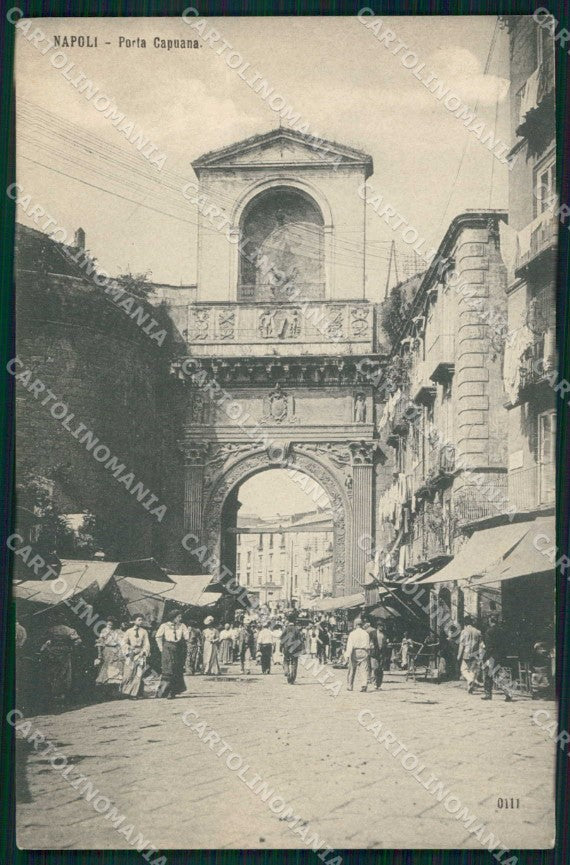 Napoli Città Porta Capuana cartolina MX6108 – fronte