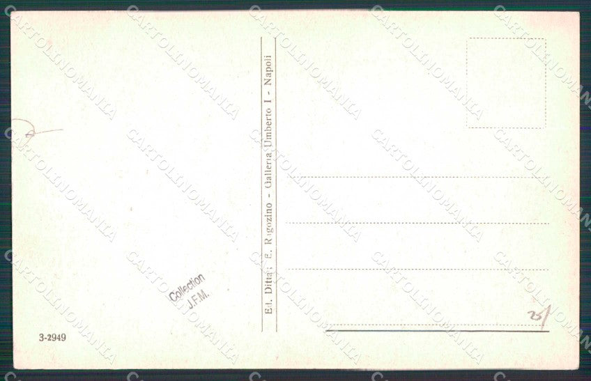 Napoli Città Vico Basso Porto STRAPPINO cartolina MX6117 – retro