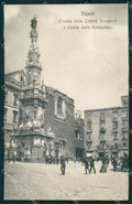 Napoli Città Piazza Trinità Maggiore Guglia Ragozino 22088 cartolina MX6118 – fronte