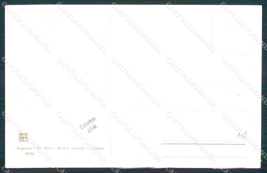 Napoli Città Piazza Trinità Maggiore Guglia Ragozino 22088 cartolina MX6118 – retro