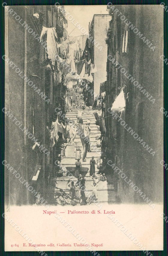 Napoli Città Pallonetto Santa Lucia Ragozino 4064 cartolina MX6119 – fronte