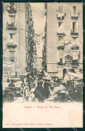 Napoli Città Vico Via Porto Ragozino 4063 cartolina MX6121 – fronte