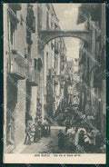 Napoli Città Via Basso Porto cartolina MX6133 – fronte
