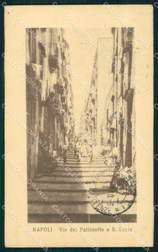 Napoli Città Pallonetto Santa Lucia cartolina MX6139 – fronte