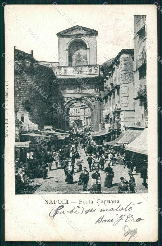 Napoli Città Porta Capuana cartolina MX6140 – fronte