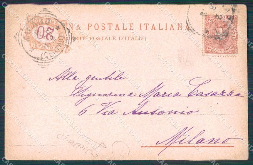 Napoli Città Regate Richter 359 STRAPPINO cartolina MX6146 – retro