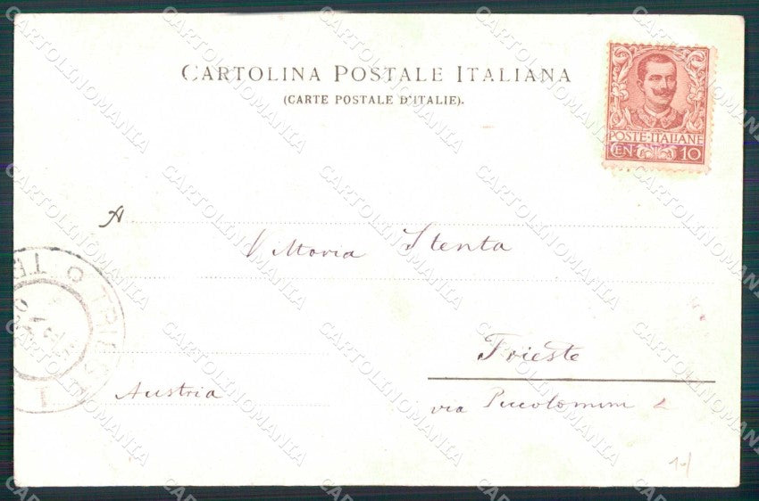 Napoli Città Pallonetto Santa Lucia Ragozino 4064 cartolina MX6150 – retro