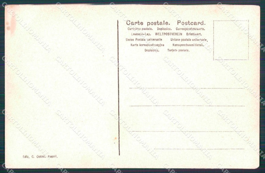 Napoli Città Gradoni Chiaia cartolina MX6157 – retro