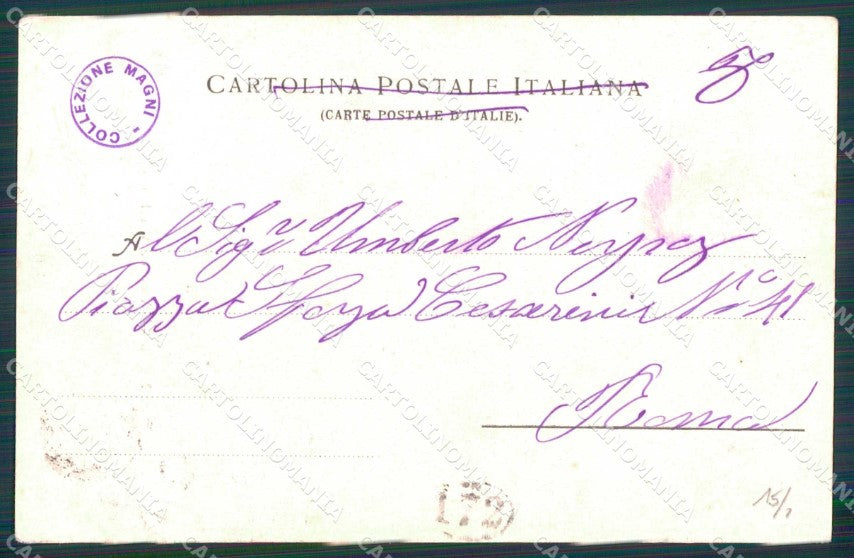 Napoli Città Vico Via Porto Ragozino 4040 cartolina MX6160 – retro