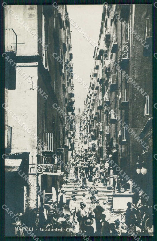 Napoli Città Gradoni Chiaia Foto cartolina MX6190 – fronte