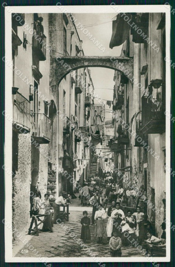 Napoli Città Vita nelle Vie Foto cartolina MX6200 – fronte