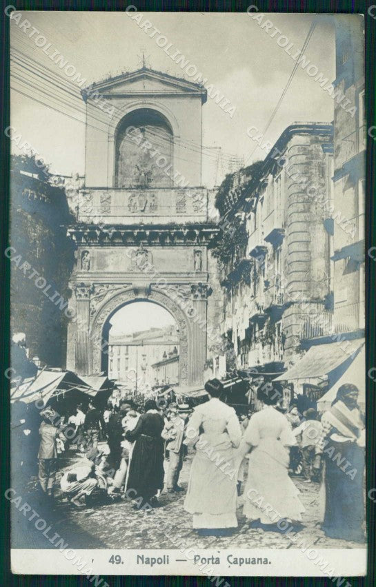 Napoli Città Porta Capuana Mercato Ragozino 49 Foto cartolina MX6202 – fronte