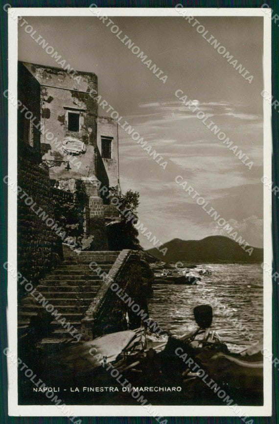 Napoli Città Finestra Marechiaro Foto cartolina MX6208 – fronte