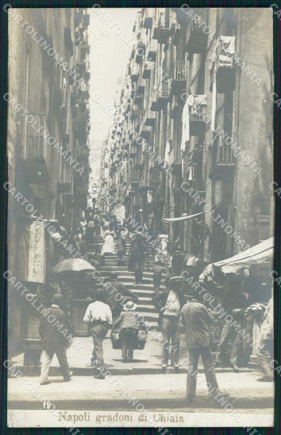 Napoli Città Gradoni Chiaia NPG Foto cartolina MX6216 – fronte