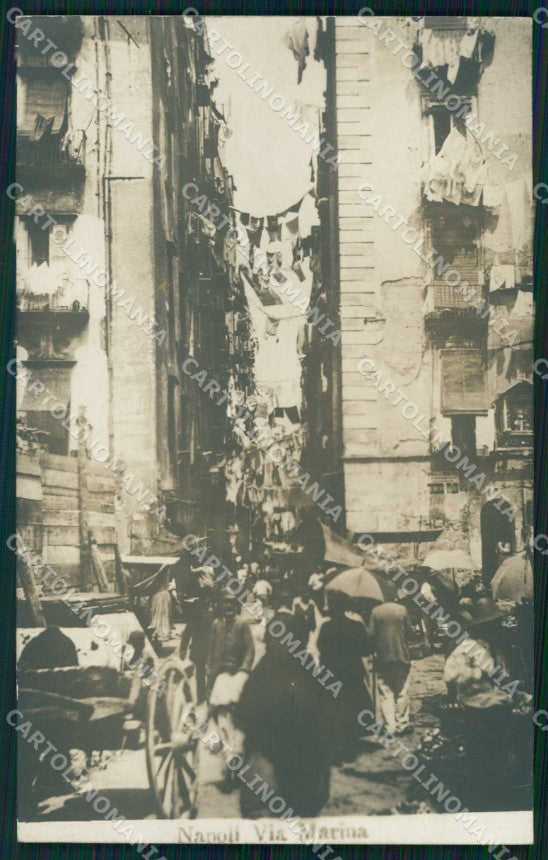 Napoli Città Via Marina NPG Foto cartolina MX6217 – fronte