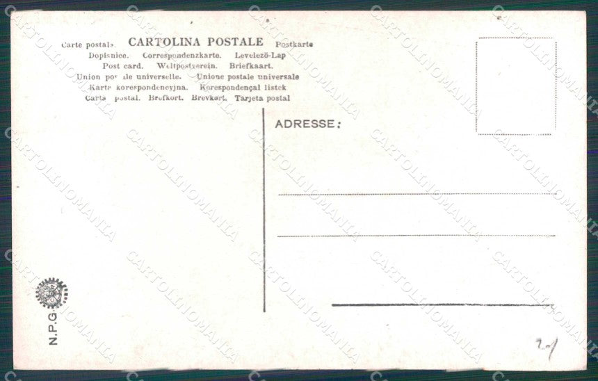 Napoli Città Via Marina NPG Foto cartolina MX6217 – retro