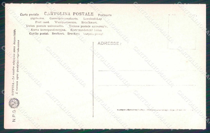 Napoli Città Via Basso Porto NPG Foto cartolina MX6226 – retro