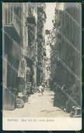 Napoli Città Via Basso Porto NPG Foto ABRASA cartolina MX6227 – fronte