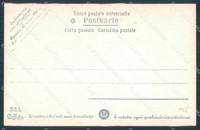 Napoli Città Via Basso Porto NPG Foto cartolina MX6228 – retro
