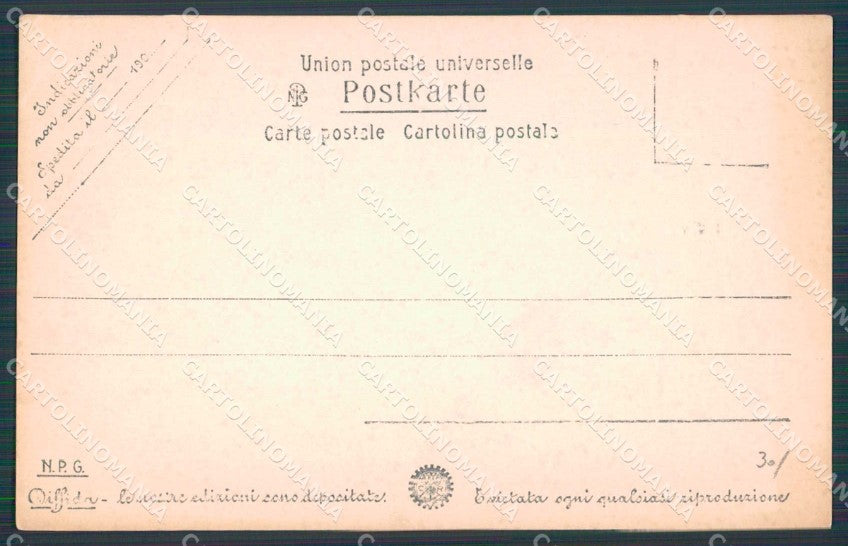 Napoli Città Via Basso Porto NPG Foto cartolina MX6229 – retro