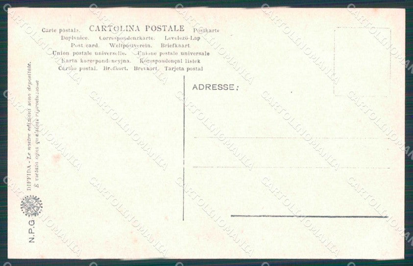 Napoli Città Via Basso Porto NPG Foto cartolina MX6230 – retro