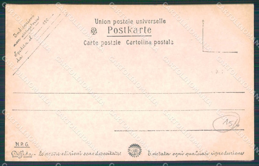 Napoli Città Via Basso Porto NPG Foto cartolina MX6231 – retro