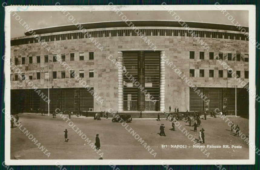 Napoli Città Nuovo Palazzo Poste Telegrafi Foto cartolina MX6239 – fronte