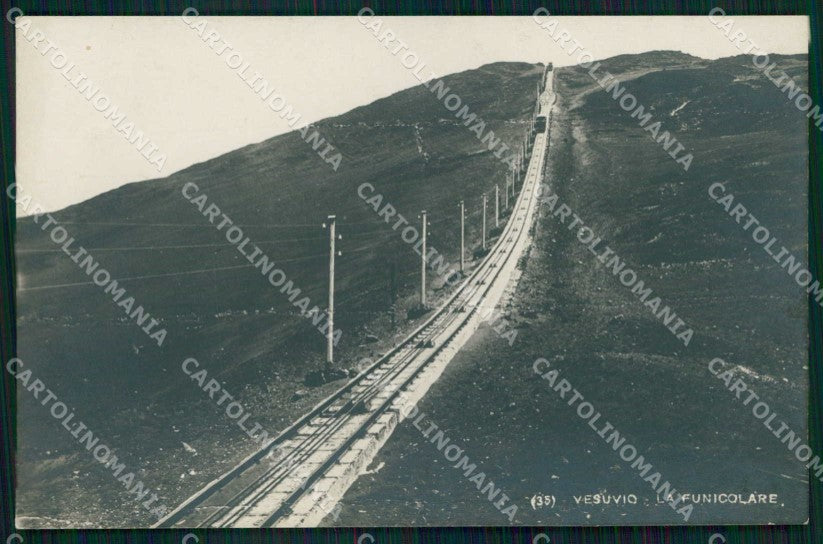 Napoli Città Funicolare Vesuvio Foto cartolina MX6275 – fronte