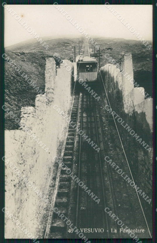 Napoli Città Funicolare Vesuvio Foto cartolina MX6278 – fronte