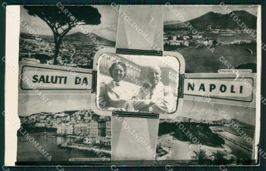Napoli Città Saluti da Vesuvio Veduta Generale Foto cartolina MX6292 – fronte