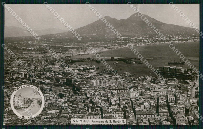 Napoli Città Veduta Generale Vesuvio Foto cartolina MX6293 – fronte