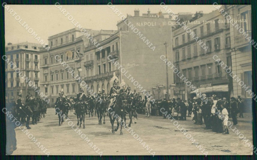 Napoli Città Ritorno Duca Aosta Alterocca 853 Carabinieri Foto cartolina MX6296 – fronte