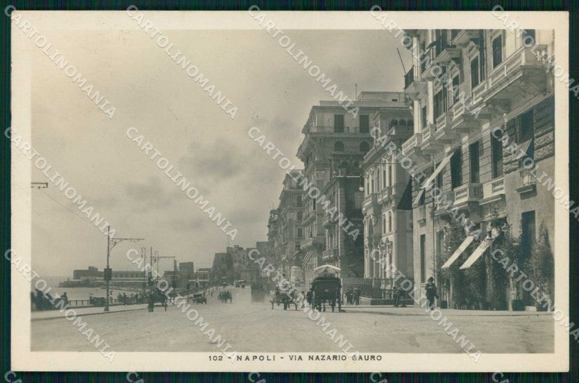 Napoli Città Via Nazario Sauro Foto cartolina MX6329 – fronte