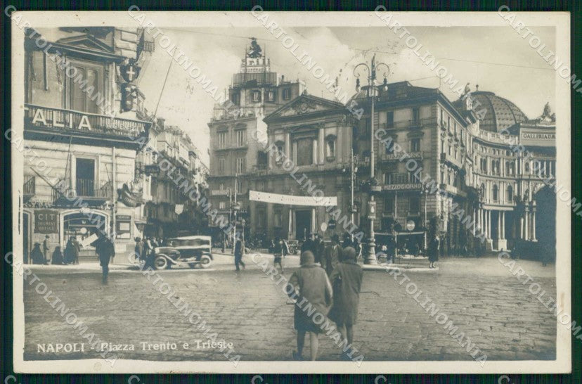 Napoli Città Piazza Trento Trieste Foto cartolina MX6334 – fronte